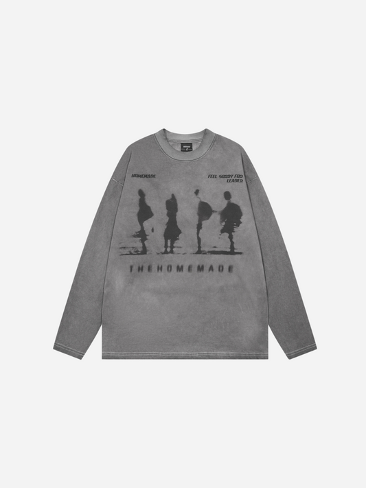 Fnacha Street Print Long Sleeve
