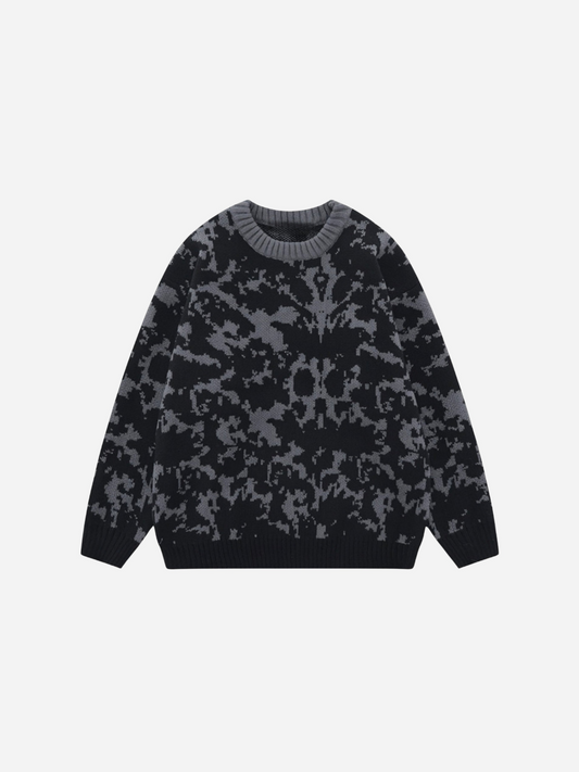 Sky blue jacquard knit from Smoky Rain