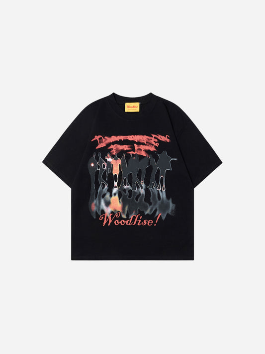 Fnacha Retro Abstract Graffiti Tee