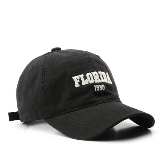 Fnacha Cotton Letter Embroidered Hat