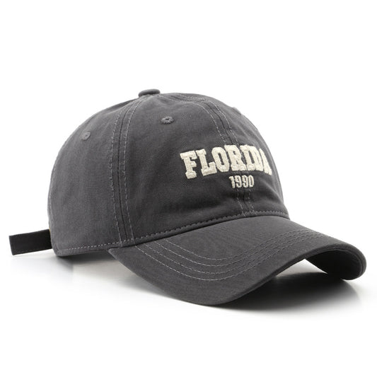 Fnacha Cotton Letter Embroidered Hat