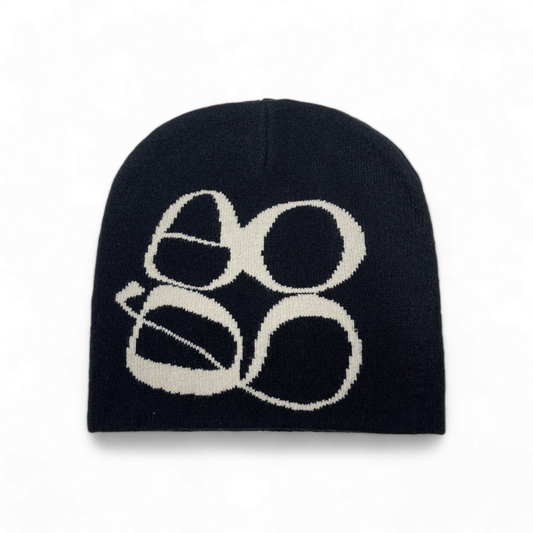 fnacha monogram print fleece hat