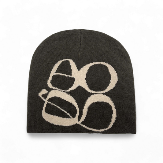 fnacha monogram print fleece hat