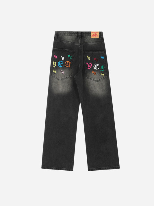 Modern style loose jeans from fnacha