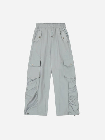 fnacha multi-pocket cotton trousers