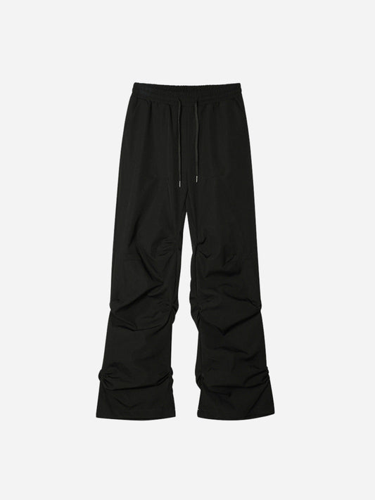 Fnacha pleated wide leg trousers