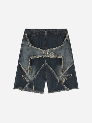 Jeansshorts der Modemarke Fnacha