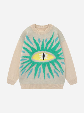 Fnacha loose embroidered sweatshirt