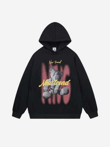 Fnacha Hip Hop Mamabär Fleece-Kapuzenpullover