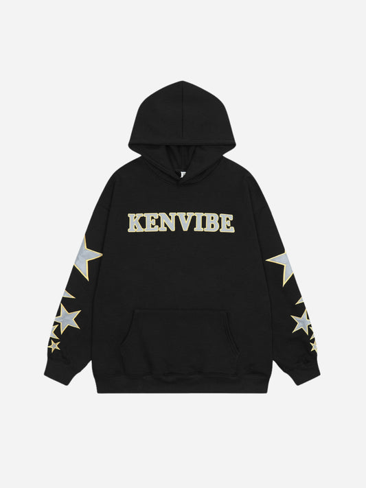 Fanasha hoodie with five-pointed star design