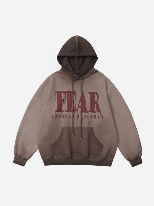 fnacha tie-dye oversized hoodie