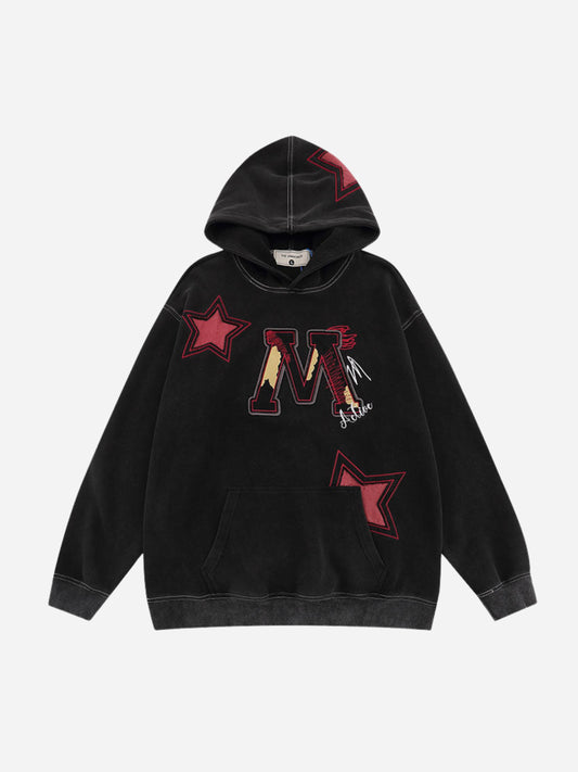 Fnacha hip hop embroidered hoodie