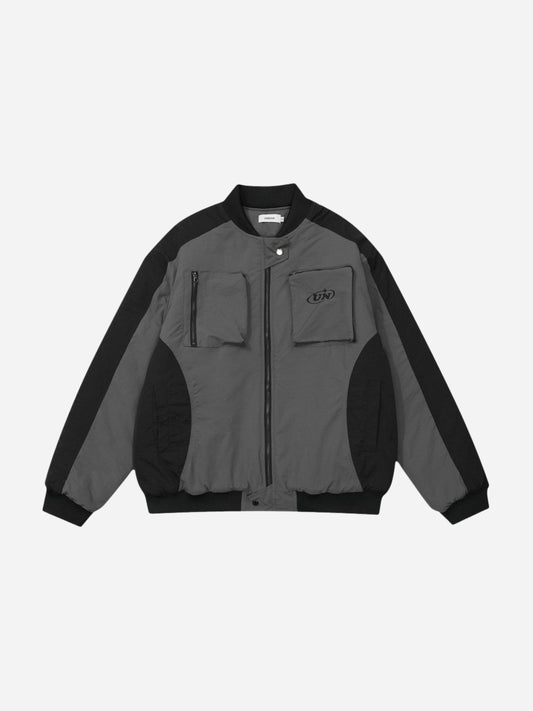 Cotton lined baseball jacket