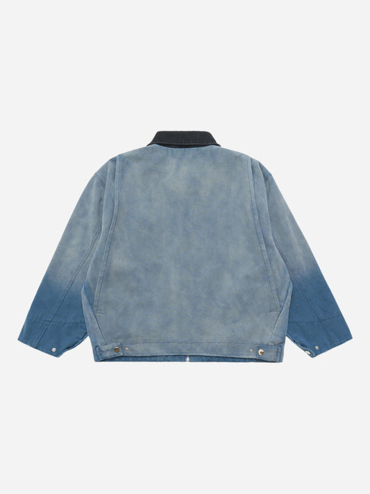 Fnacha lapel denim coat