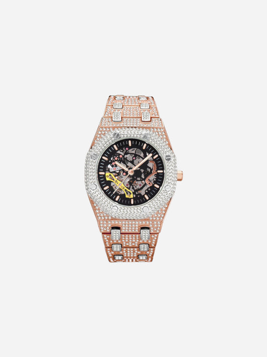 Fnacha luminous stainless steel watch