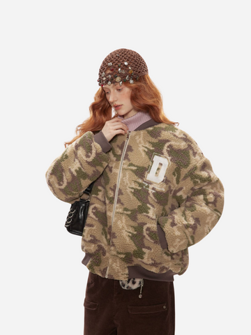 Fnacha Camouflage Cotton Lined Jacket