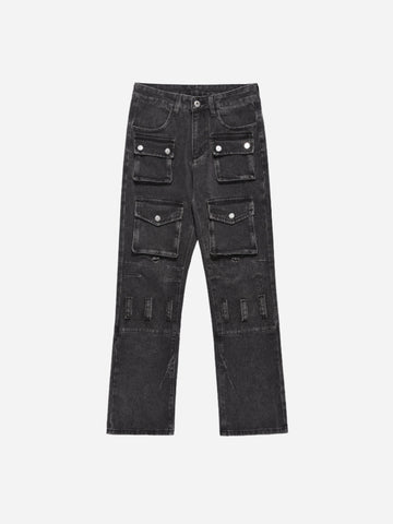 fnacha retro multi pocket jeans