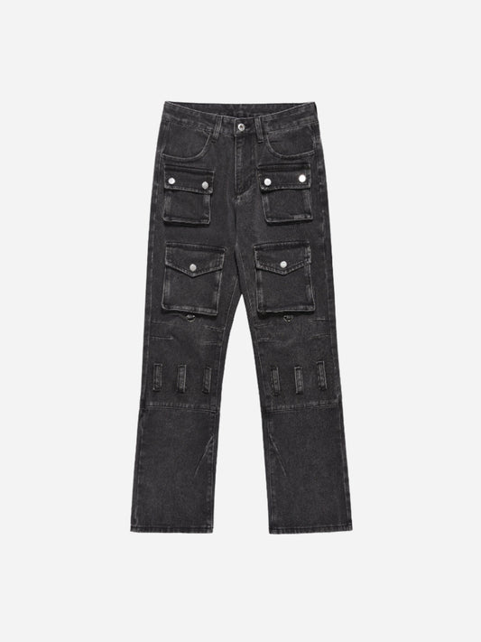 fnacha retro multi pocket jeans