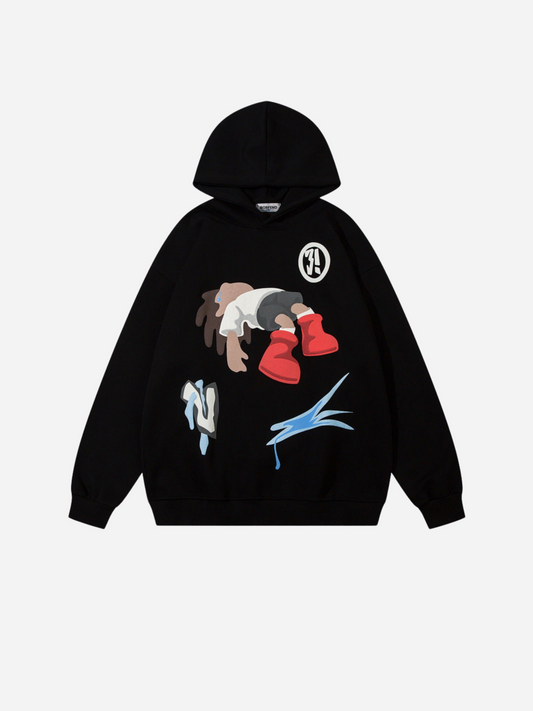 Fnacha S4 Loose Hoodie