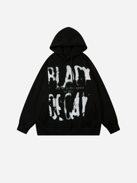 Loose letter print hoodie from Fnacha