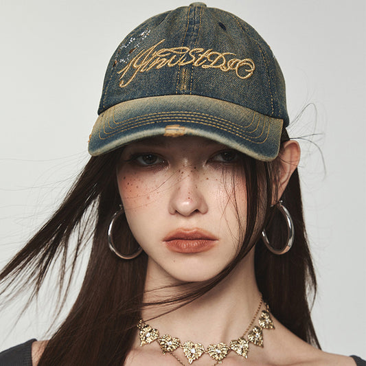 Fnacha denim baseball cap